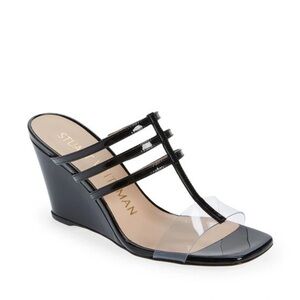 NEW Stuart Weitzman Deco 85 Wedge Sandal